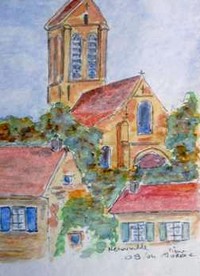 Aquarelle glise